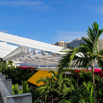 Tensile Tensile Retractable Awnings Manufacturer