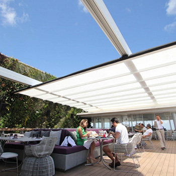 Tensile Tensile Retractable Awnings Manufacturer