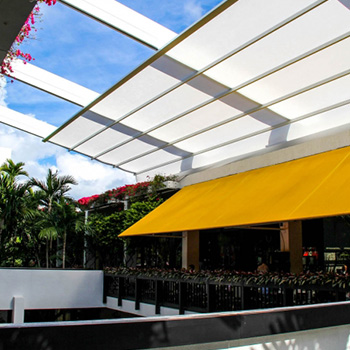 Tensile Tensile Retractable Awnings Manufacturer